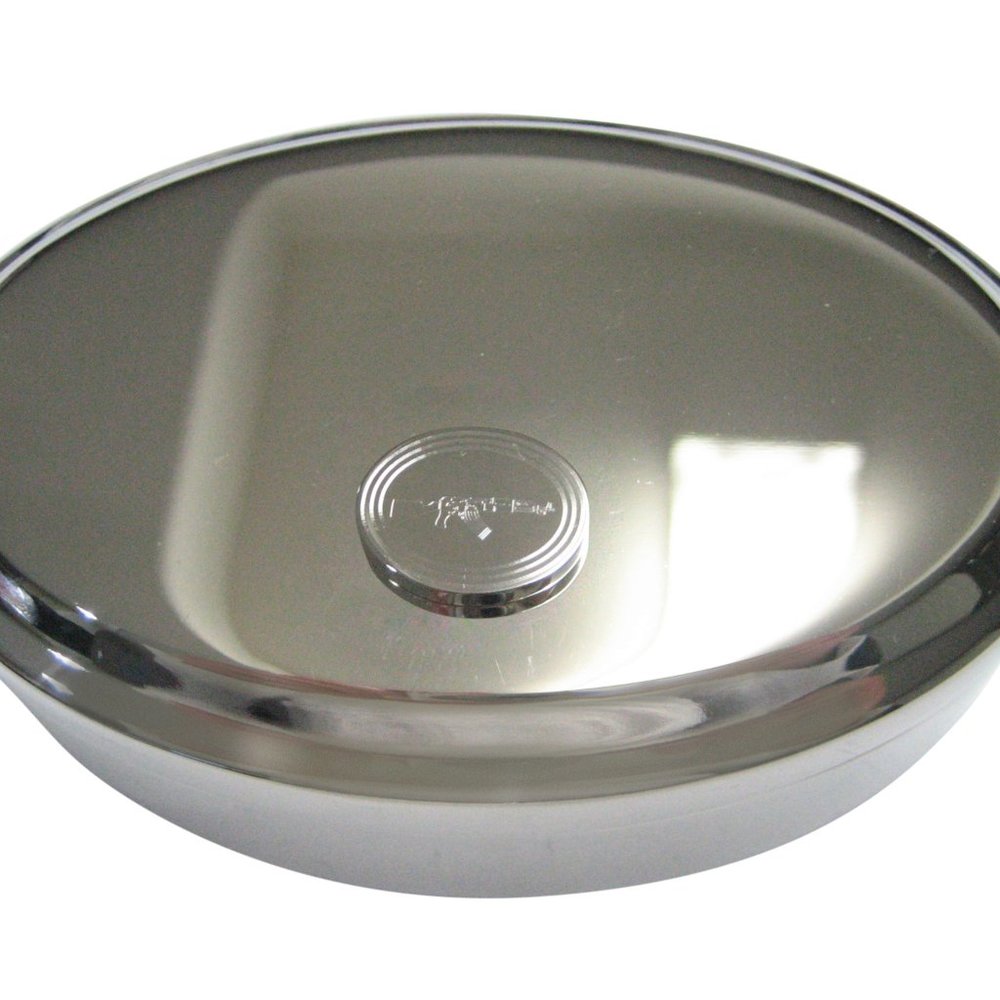 Etched Oval AK47 Rifle V4 Oval Trinket Jewelry Box